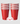 REDDS RED PLASTIC BEER CUP PONG PACK - 20 PACK & 3 BALLS