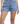 WRANGLER HI BELLS SHORT - WIPEOUT BLUE