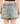 WORSHIP SUPPLIES VEXED DENIM MINI SKIRT - GARBAGE GRIM BLUE